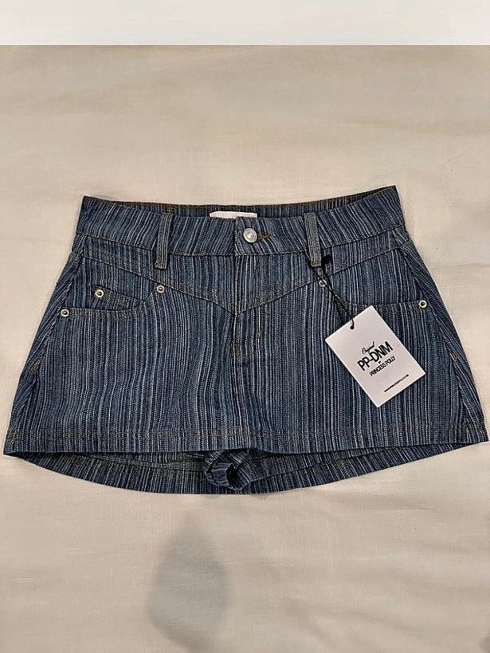 Princess Polly Preslie Skort Blue Stripe US 2